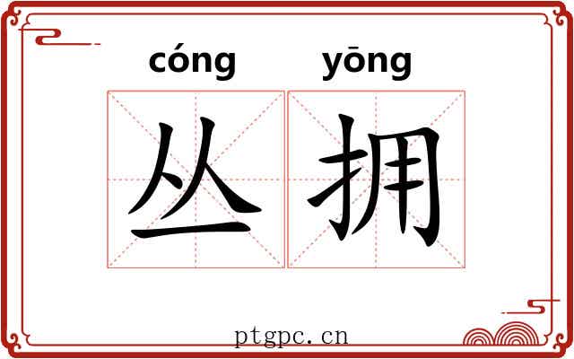 丛拥