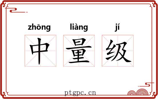 中量级 中量级