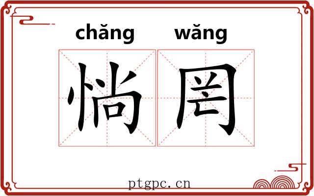 惝罔
