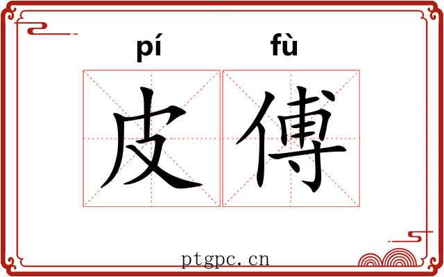 皮傅