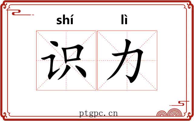 识力