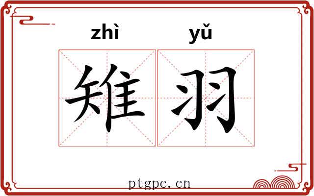 雉羽