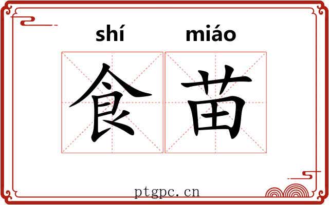 食苗 食苗