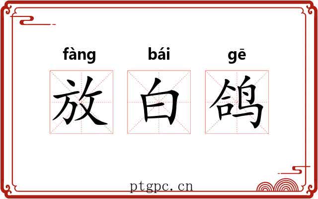 放白鸽