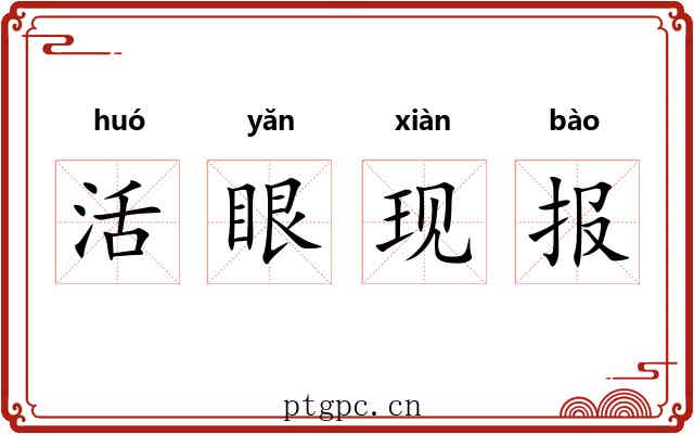 活眼现报 活眼现报