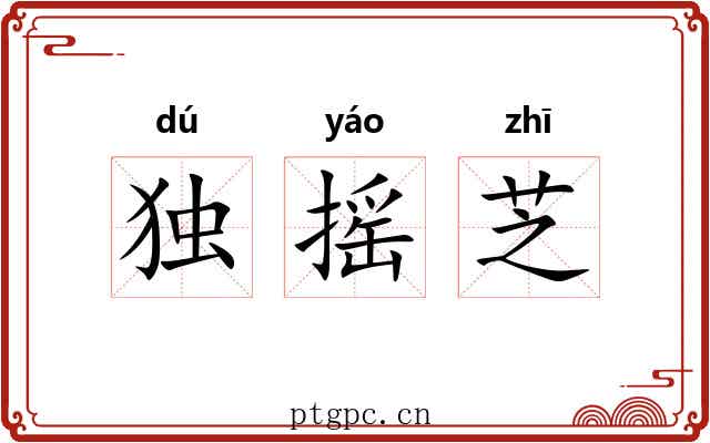 独摇芝 独摇芝