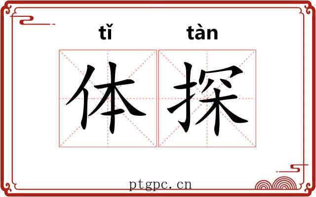 体探 体探