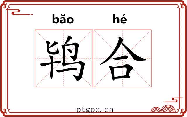 鸨合 鸨合