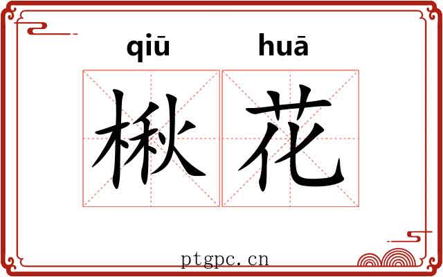 楸花 楸花