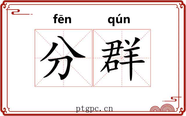 分群 分群