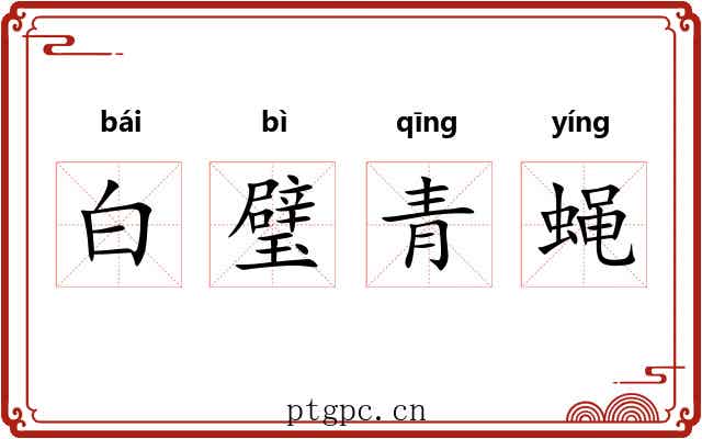 白璧青蝇