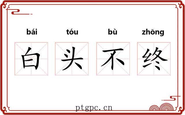 白头不终 白头不终
