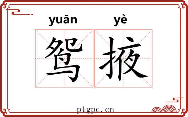鸳掖