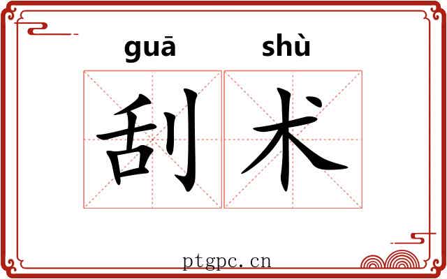 刮术