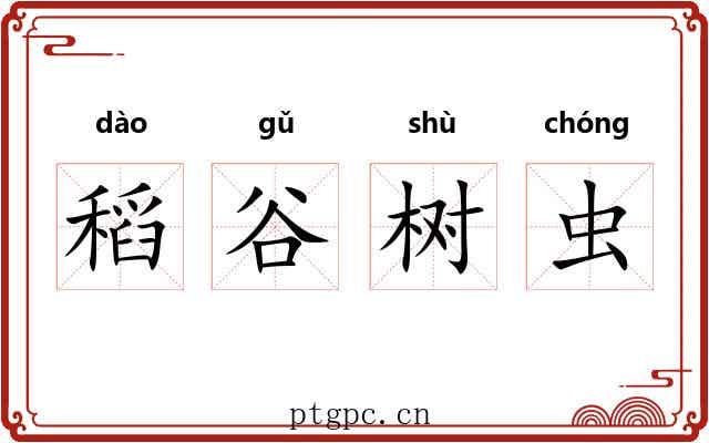 稻谷树虫