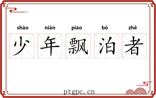 少年飘泊者 少年飘泊者
