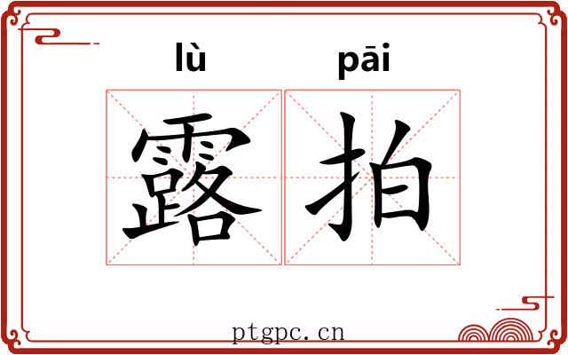 露拍