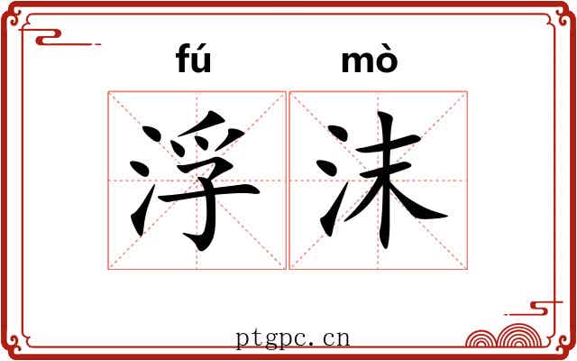 浮沫