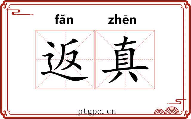 返真