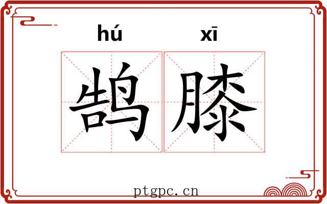 鹄膝