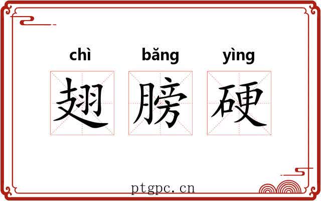 翅膀硬 翅膀硬
