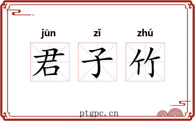 君子竹 君子竹