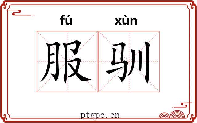 服驯