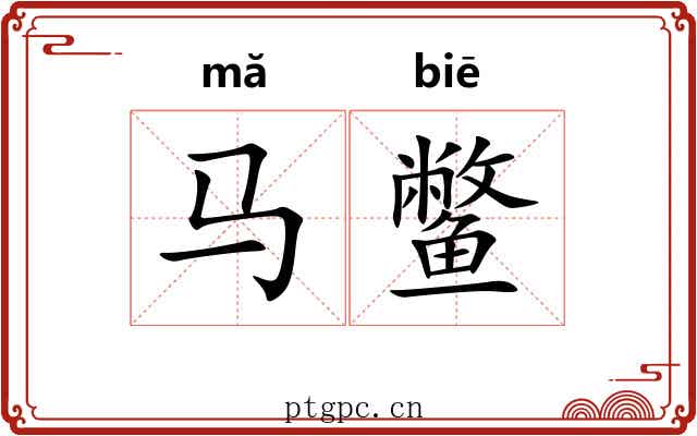 马鳖