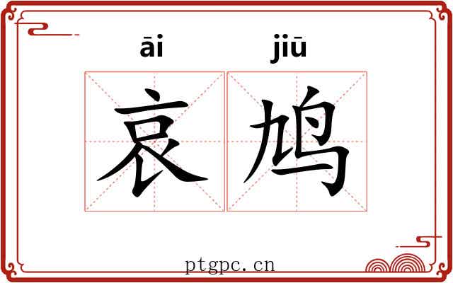 哀鸠