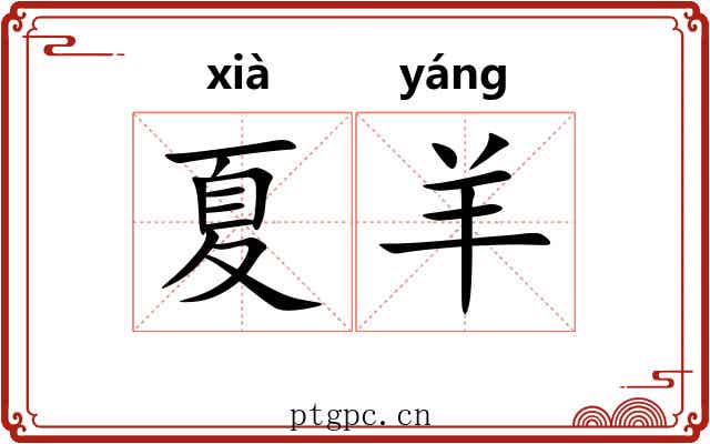 夏羊