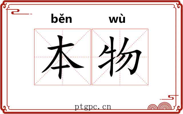 本物