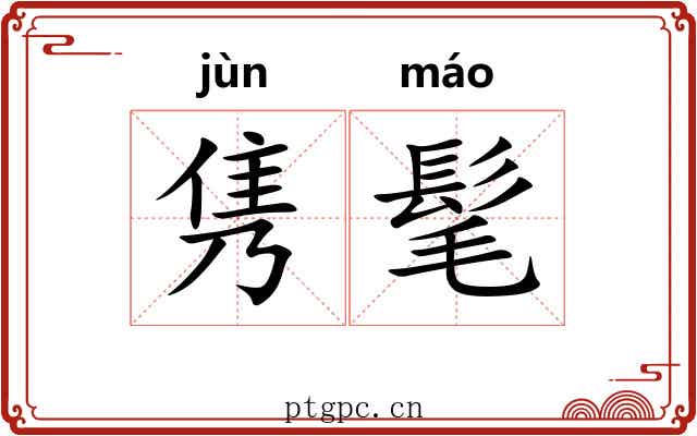 隽髦