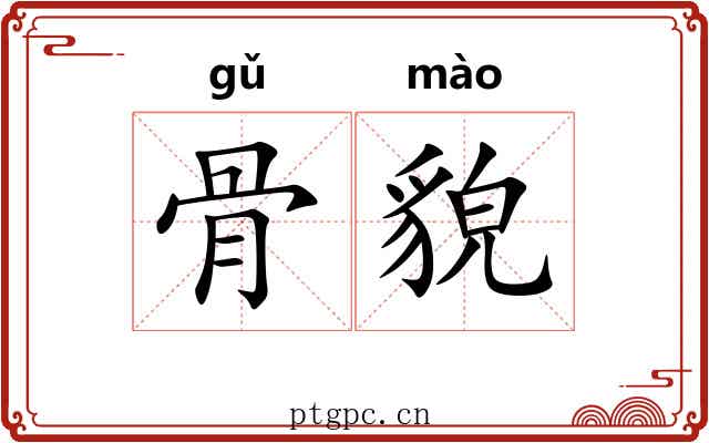 骨貌 骨貌