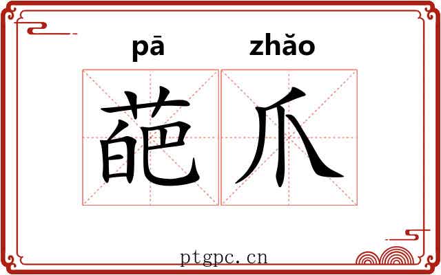葩爪