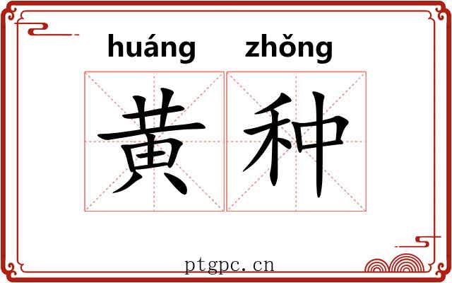 黄种 黄种