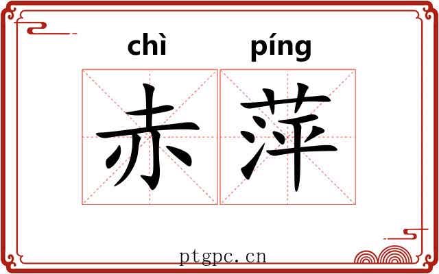 赤萍