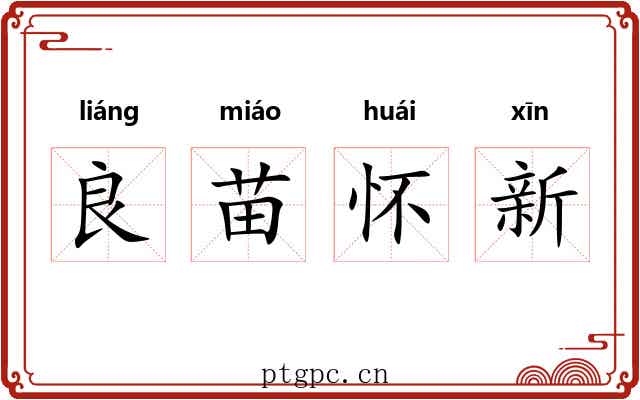 良苗怀新 良苗怀新