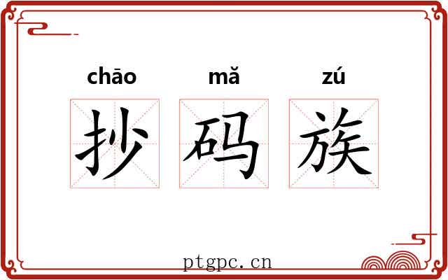 抄码族