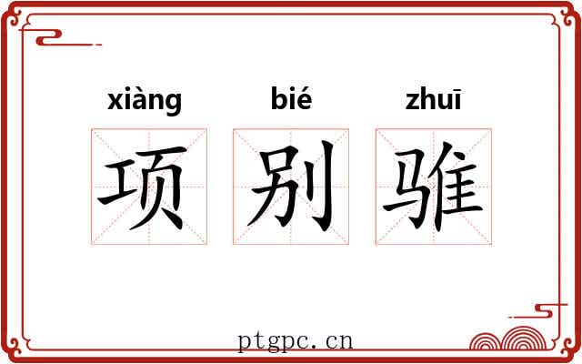 项别骓 项别骓