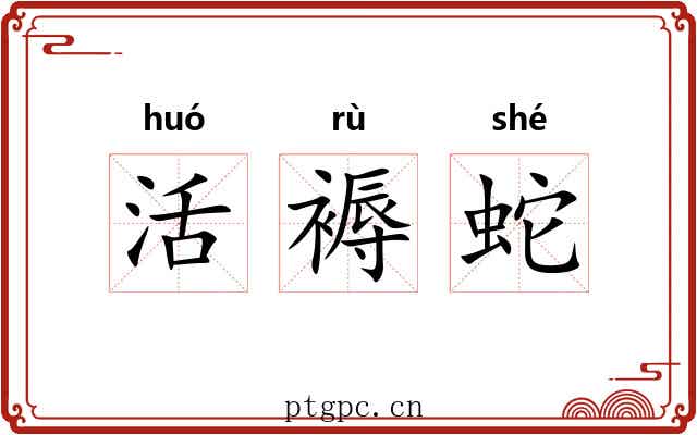 活褥蛇 活褥蛇