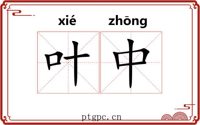 叶中 叶中