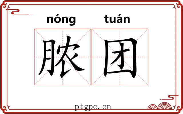 脓团