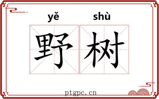 野树 野树