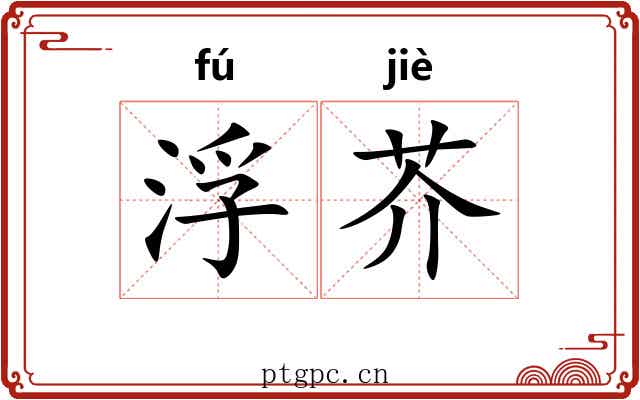 浮芥 浮芥