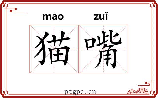 猫嘴