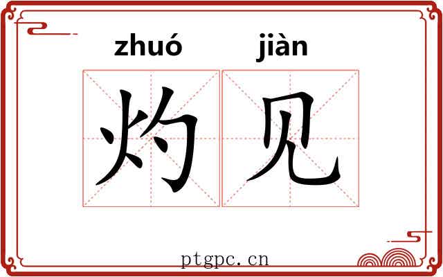灼见