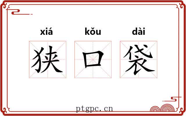 狭口袋
