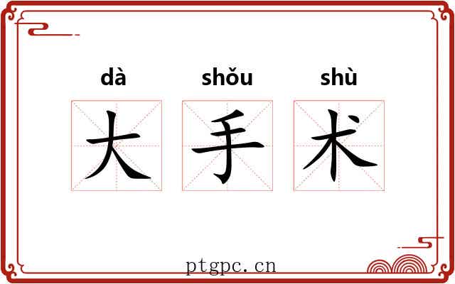 大手术 大手术