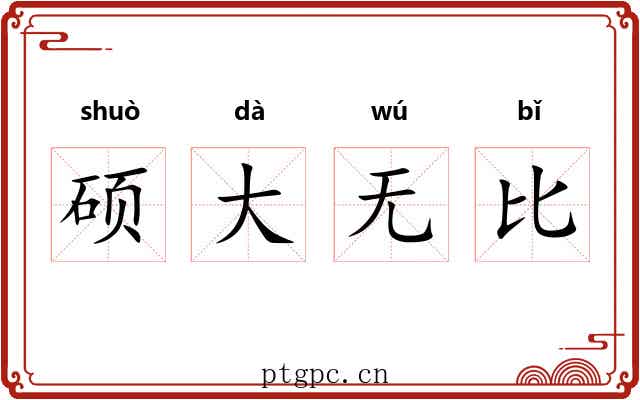 硕大无比 硕大无比