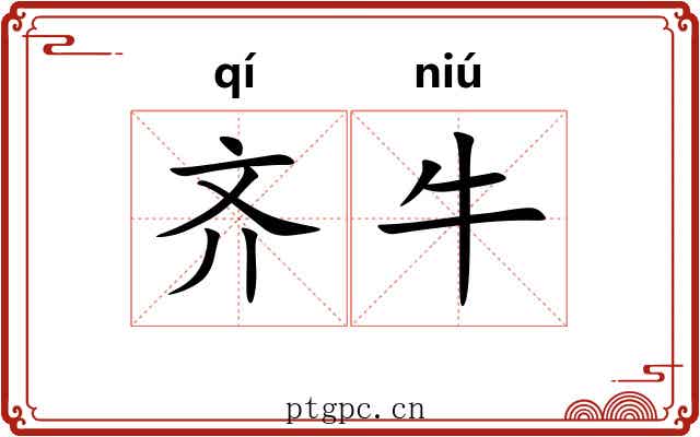 齐牛 齐牛